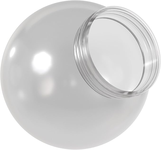 KASTLITE 6" VC Frost Acrylic Lamp Post Globe | Smooth Textured