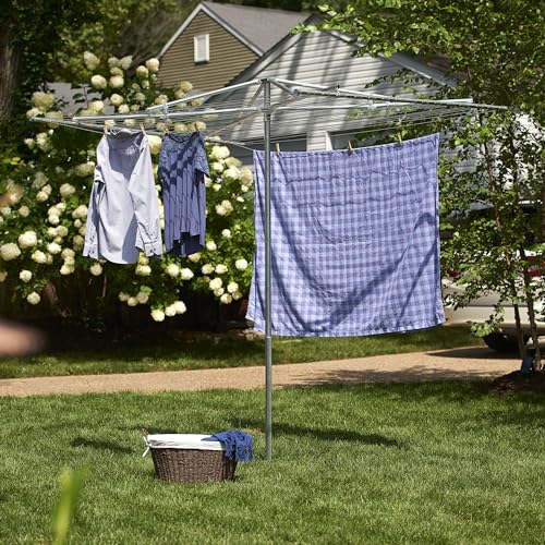 17140 1 Rotary Outdoor Umbrella Drying Rack