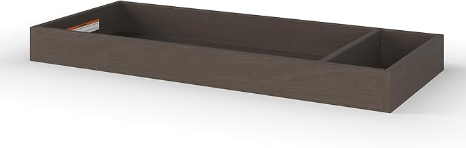 Child Craft Universal Changing Table Topper, Convert Dresser into a Changing Table Surface, Securely Attaches, Non-Toxic, Baby Safe Finish (Dapper Gray)