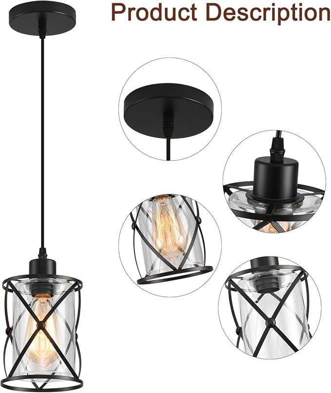 3 Lights Industrial Pendant Light