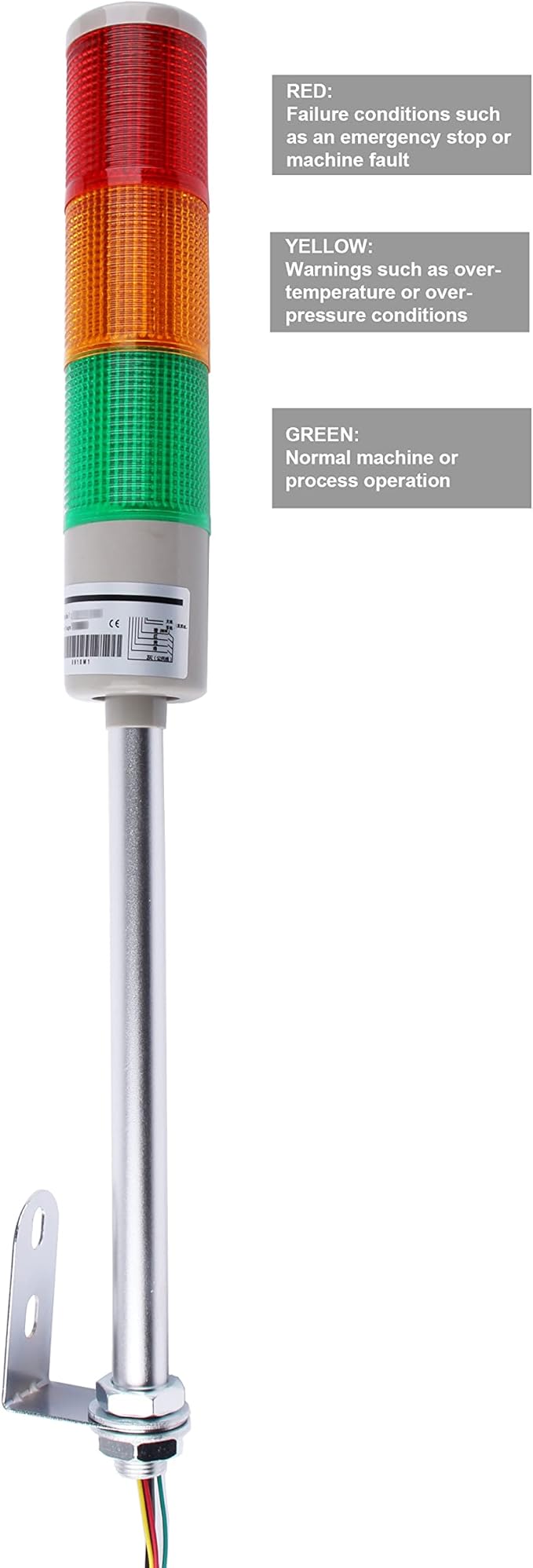 Tower Stack Lights, Industrial Warning Signal Lights Tower Lamps Column