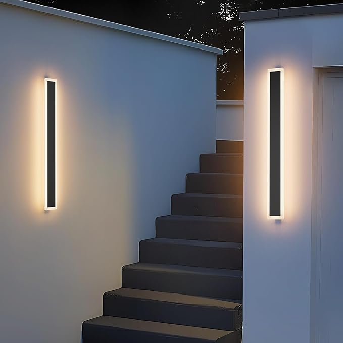 2 Pack 31.5in Outdoor Wall Lights