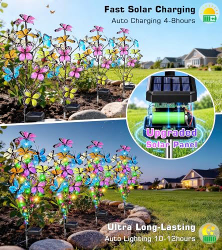Solar Garden Lights Outdoor (4 Count)