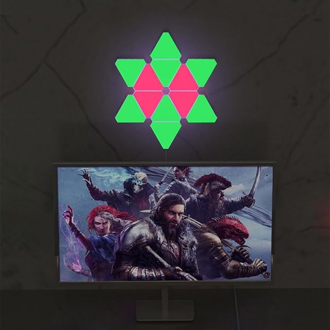 WiFi Bluetooth 5V USB Triangle Lamps Quantum Atmosphere LED Night Light