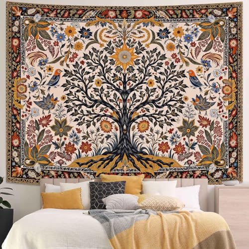 Folk Art Wall Tapestry