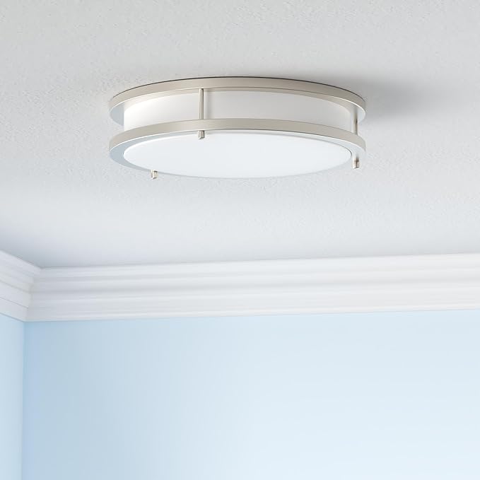 ASD LED 18" Round Flush Mount Lighting, Close to Ceiling Light Fixture | 3CCT