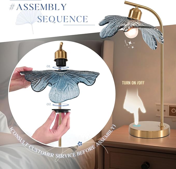 Gold Table lamp Touch Table lamp