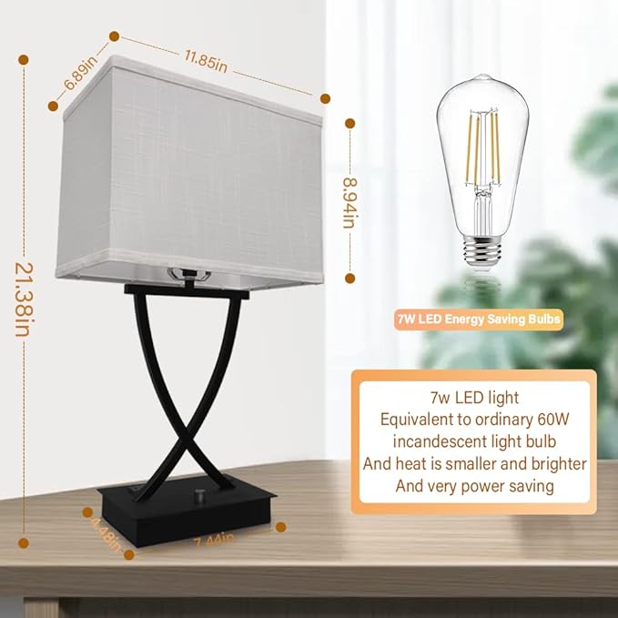 Fully Dimmable Medium Table Lamp