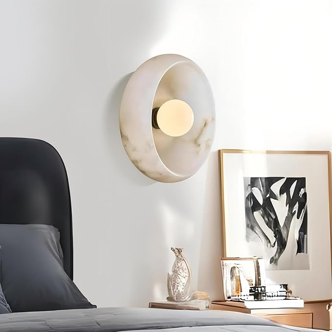 Artistic Alabaster Wall Sconce