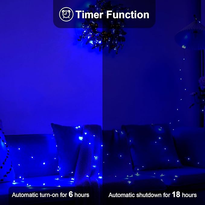 1 Pack 16.4ft Battery Operated String Lights