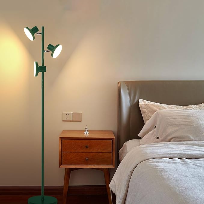 36W LED Tree Floor Lamp, Modern Dimmable Standing Lamp