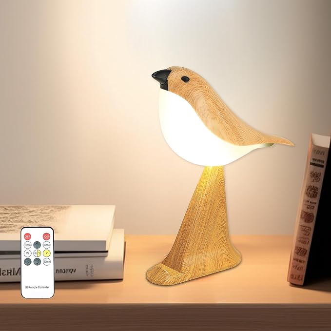 VoMii Small Bird Table Lamp