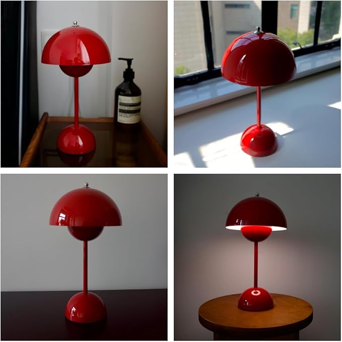 Flowerpot Lamp Modern Flower Bud 12" Cordless Touch Dimmable 2600mAh