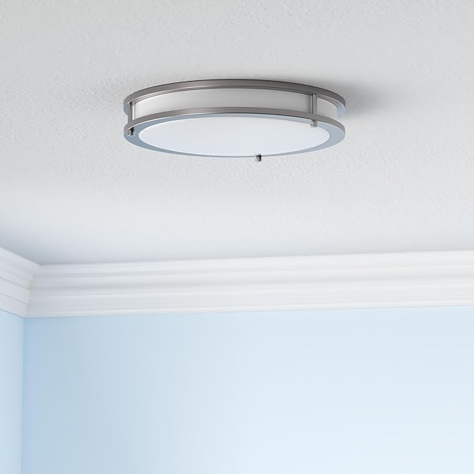 ASD LED 16" Round Flush Mount Lighting, Close to Ceiling Light Fixture | 3CCT