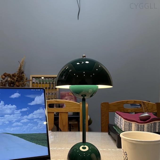 Flowerpot Lamp Modern Flower Bud 12" Cordless Touch Dimmable 2600mAh