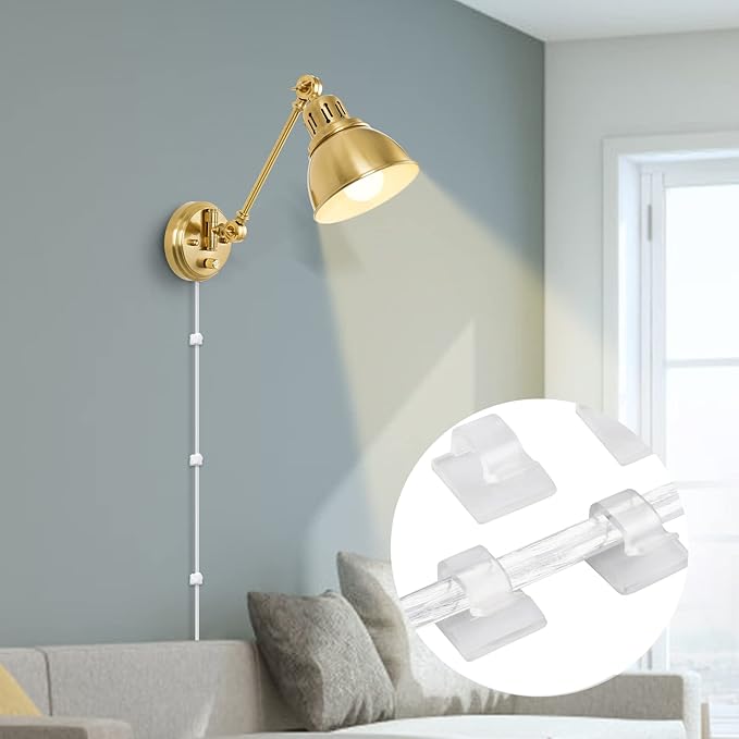 Plug in Wall Sconces Set of Two