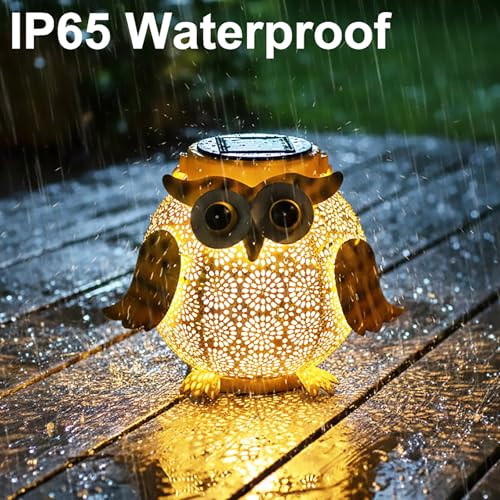 Solar Owl Lights Outdoor Waterproof