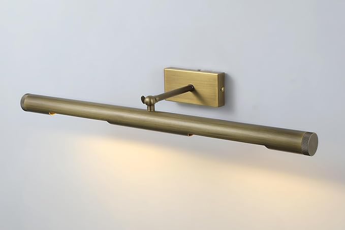 22 Inch Hardwired Adjustable Antique Brass Picture Light Art Light Bronze