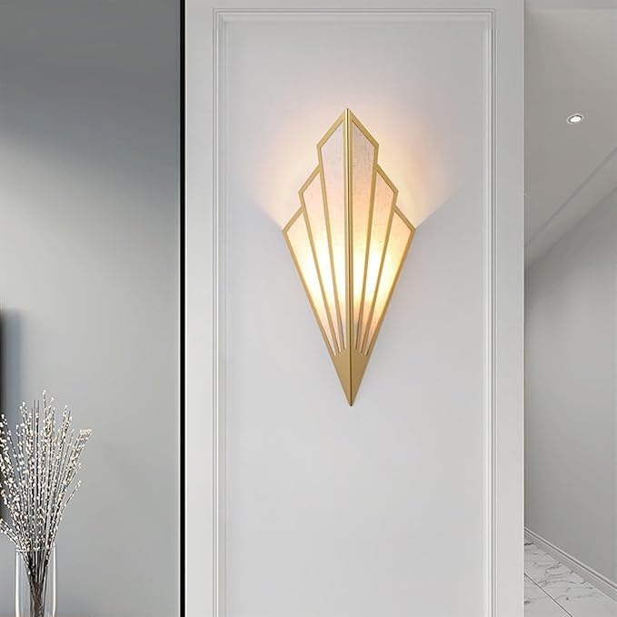 Modern style wall light set of two, Battery operated wall sconces