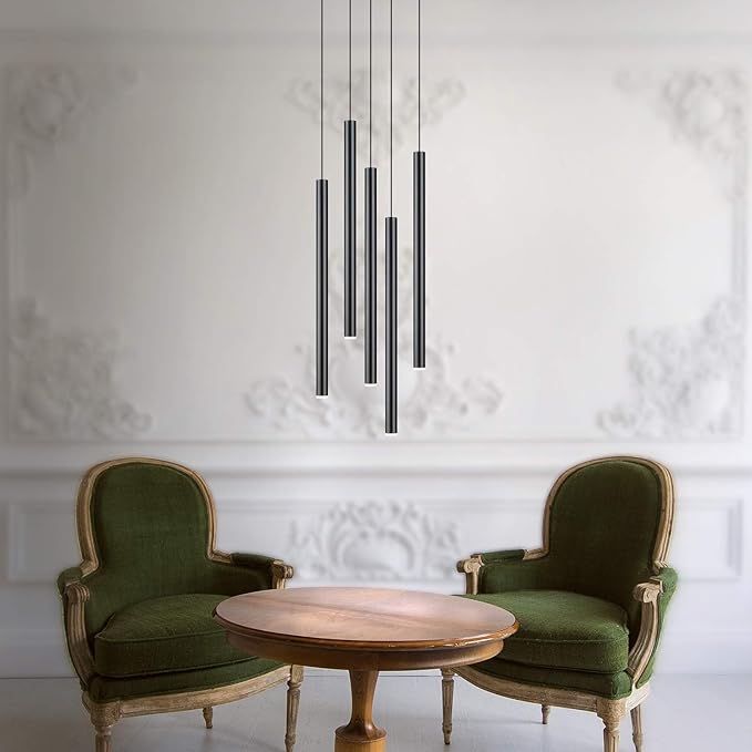 contec development CANALIS 5 Mini Pendant Lighting Black