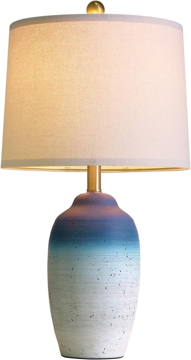 24.5" Vintage Ceramic Table Lamp