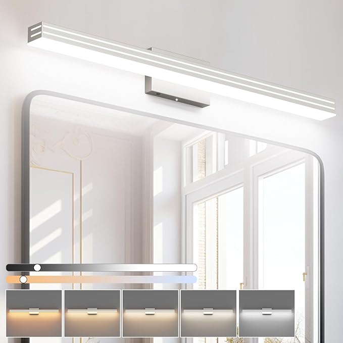 Ralbay 40inch Brushed Nickel Vanity Light