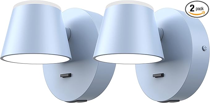 URSOLA Wall Light Set of Two, LED Wall Sconce