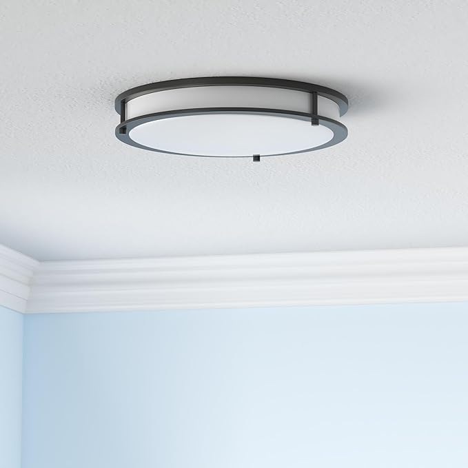 ASD LED 16" Round Flush Mount Lighting, Close to Ceiling Light Fixture | 3CCT