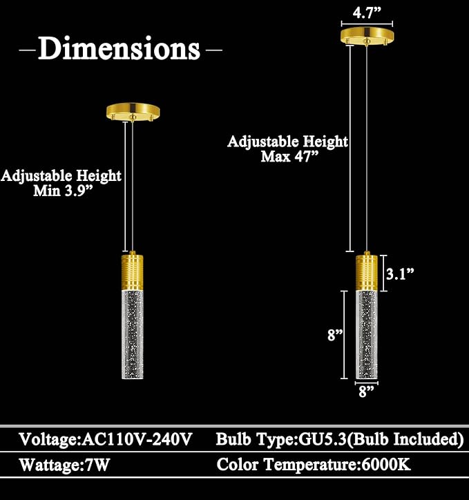 Linear Chandeliers LED Pendant Lights