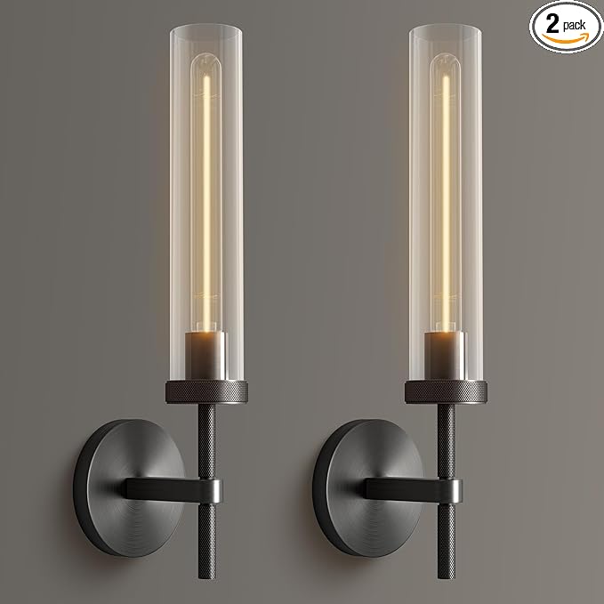 Black sconces Wall Lighting, Bathroom Vanity Light Fixtures, Modern Wall Lights