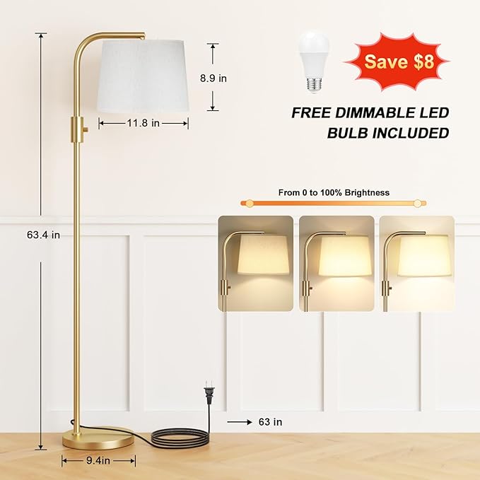 Ambimall Fully Dimmable Floor Lamp