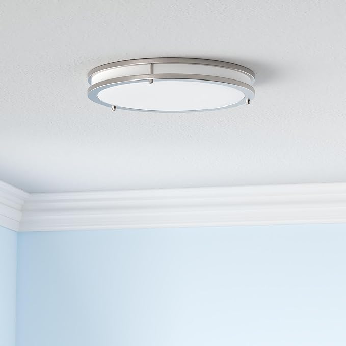 ASD LED 16" Round Flush Mount Lighting, Close to Ceiling Light Fixture | 3CCT