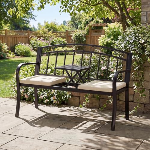Outdoor Metal Garden Bench