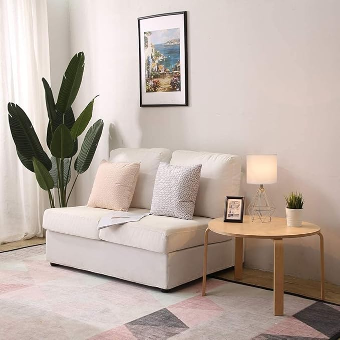 COTULIN Gold Modern Hollow Out Base Bedroom Small Table Lamp, Bedside