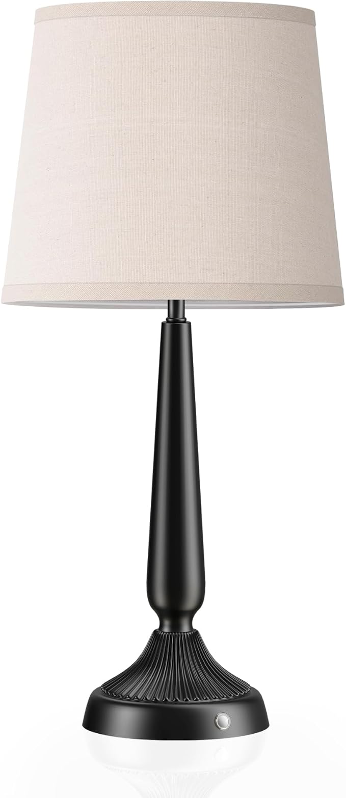 PARTPHONER Cordless Table Lamp, 5000mAh Battery Rechargeable Touch Lamp