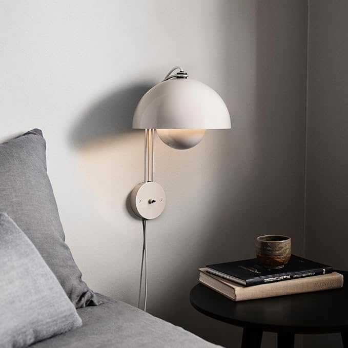 Modern Flower Pot Wall Lamp Sconce, Plug in Wall Lights