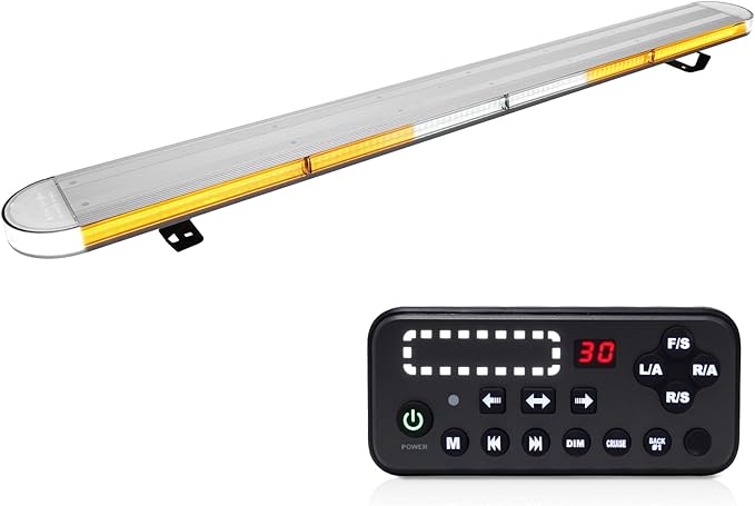 ASPL 48" High-Intensity LED Low Profile Roof Mount Emergency Warning Security