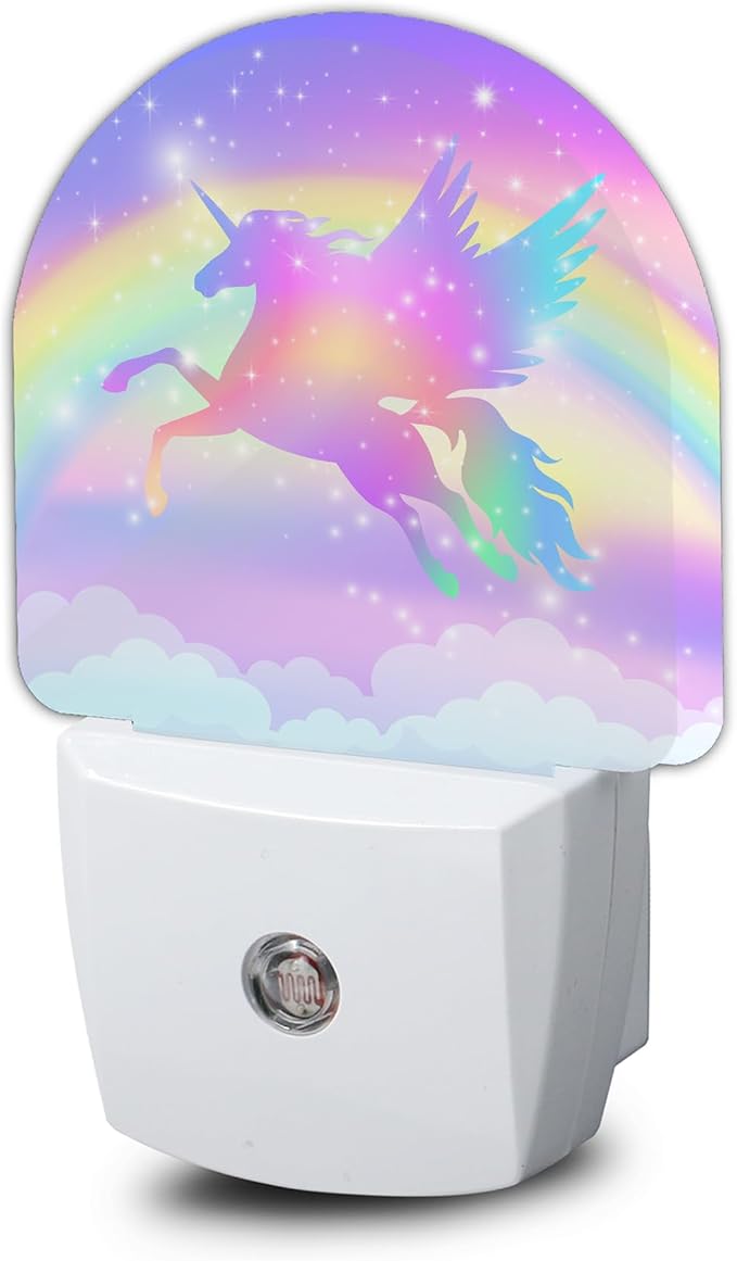 Unicorn Night Light, Rainbow Nightlight Plug into Wall