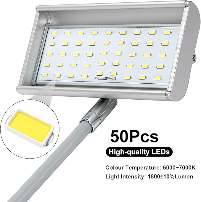 Trade Show Lights LED Display and Exhibit Arm Lighting, Connectable Tradeshow