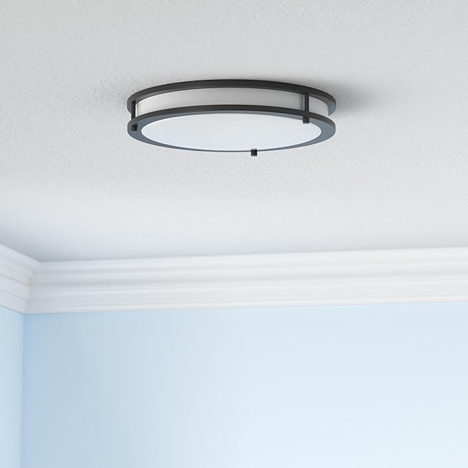 ASD LED 14" Round Flush Mount Lighting, Close to Ceiling Light Fixture | 3CCT