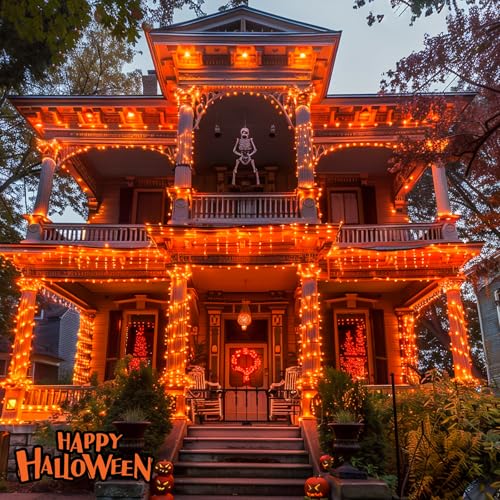 600 LED Solar Halloween Lights (206.7 Foot)