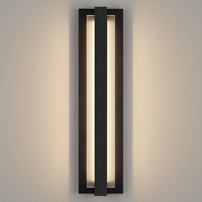 LamQee 23.6" Aluminum Long Outdoor Modern LED Wall Lights