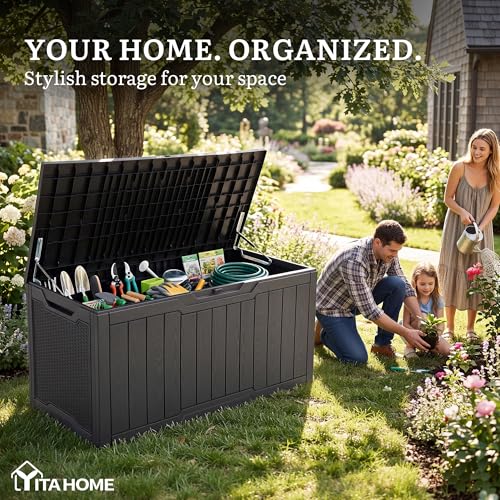 100 Gallon Large Outdoor Deck Box
