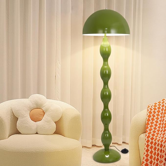Floor Lamp Creative Green Mushroom Lamp, Standing Lamp