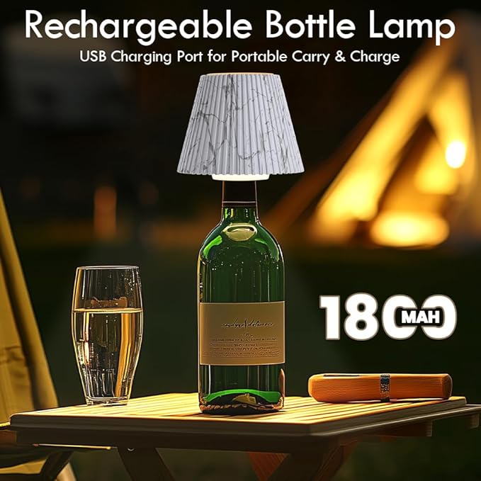 WILIT Wireless Bottle Lamp Shades