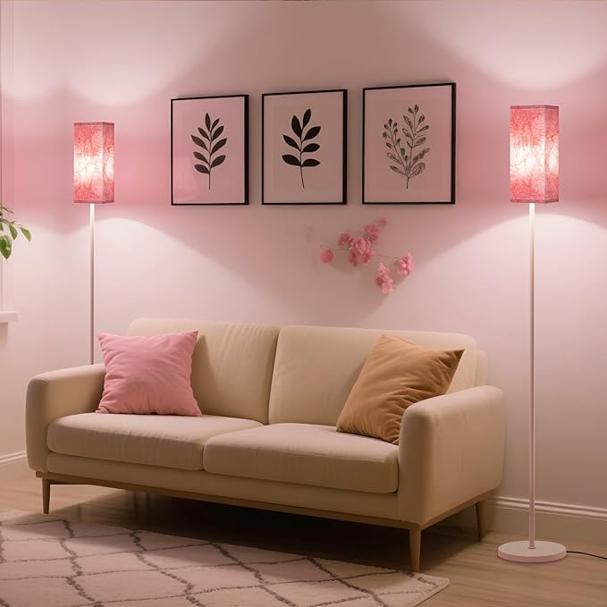 Floor Lamp, Pole Lamp with Foot Switch, Modern Standing Lamp, Minimalist