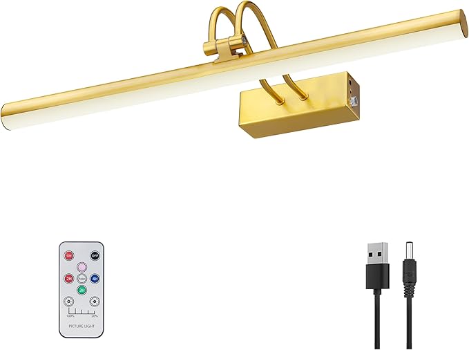Picture Light, Picture Lights for Wall Cordless, Battery Wall Lights for