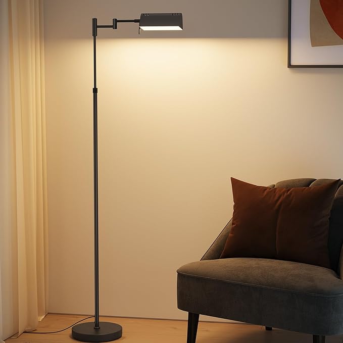 SUNMORY Dimmable LED Pharmacy Floor Lamp, 16W/1500LM Bright Reading Floor Lamp