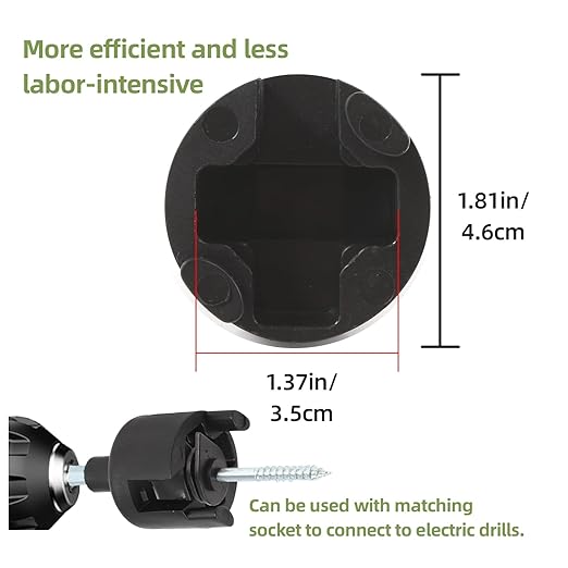 Upgraded Electric Fence Poly Wire 656 Feet 200 Meters and 100 Pcs Black Electric Fence Insulator Screw-in Insulator Fence Ring Wood Post with 1 Pcs Insulator Socket Tool