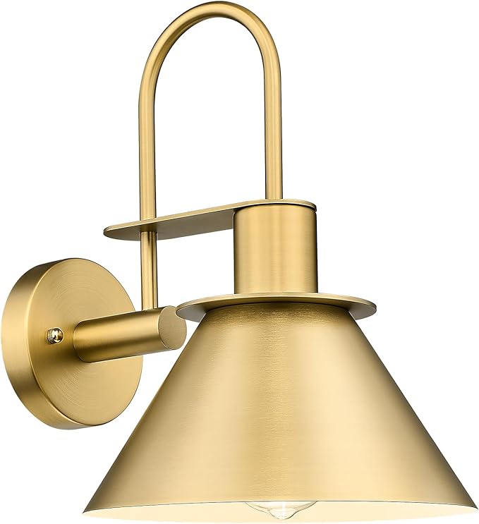 Brass Wall Sconce, HWH Modern Wall Light Sconces